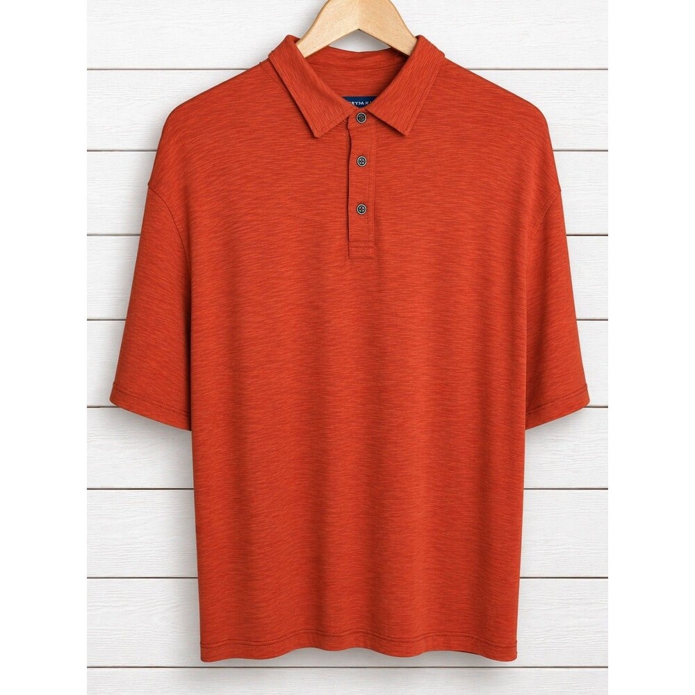 Roundtree & Yorke Men's Polo Shirt XXLarge Burnt Orange